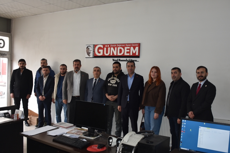 CHP İl Teşkilatından Gündem Gazetesi’ne Ziyaret
