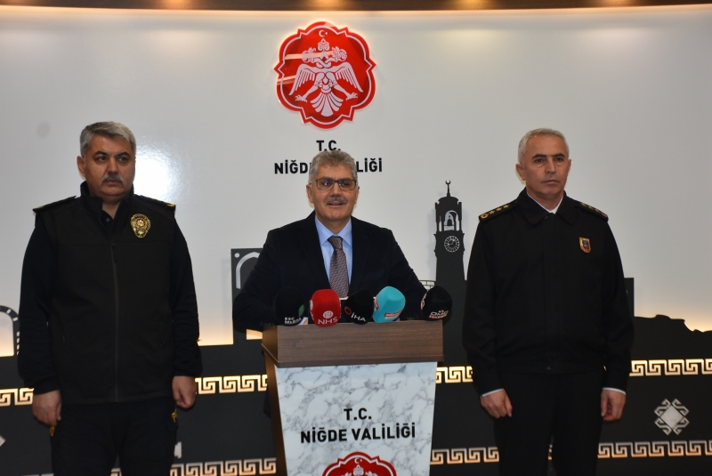 Niğde’de 2024 yılında suç oranlarında azalma yaşandı