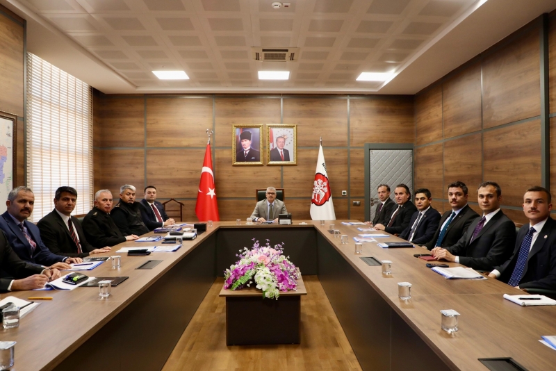Niğde’de Güvenlik ve Asayiş Koordinasyon Toplantısı Yapıldı