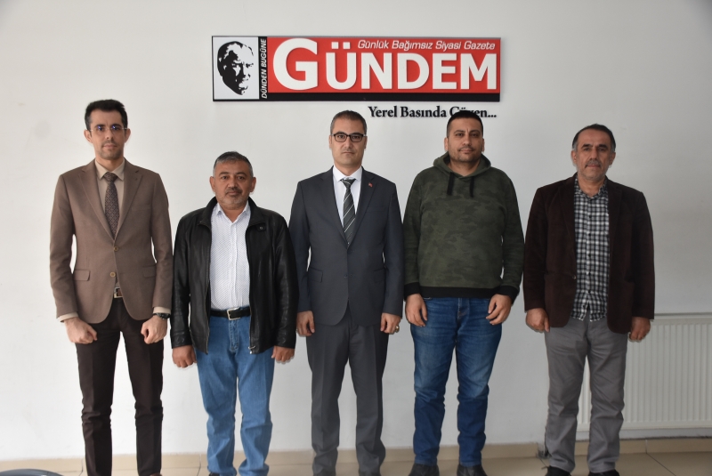 SGK İl Müdürü Buz’dan Gündem Gazetesine Ziyaret