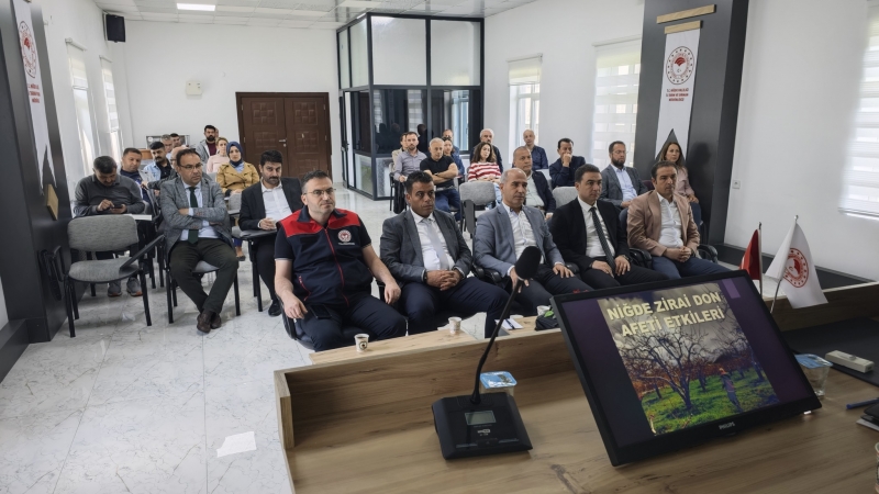 Zirai Don Zararına Yönelik Değerlendirme Toplantısı Gerçekleştirildi