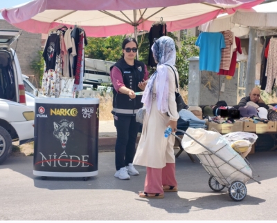 345 vatandaşa uyuşturucuyla mücadele bilgilendirmesi yapıldı
