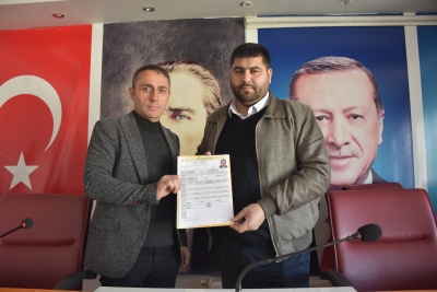 Cumaali Tuncer resmi başvurusunu yaptı