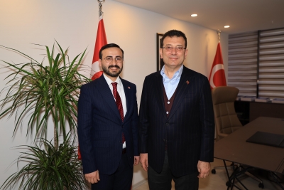 İBB BAŞKANI İMAMOĞLU’NDAN HULUS ÖZEN’E DESTEK