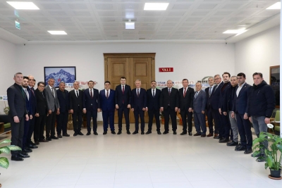 MHP Heyetinden Vali Akmeşe’ye Hayırlı Olsun Ziyareti