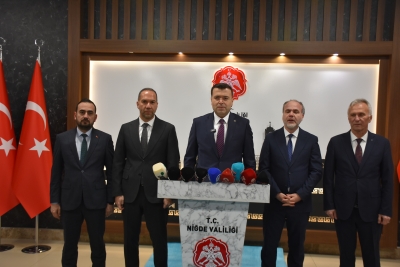 Niğde Valisi Nedim  Akmeşe Görevine Başladı