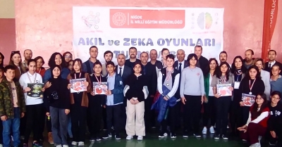 Niğde’de Akıl ve Zeka Oyunları Turnuvası Ödül Töreni Gerçekleştirildi