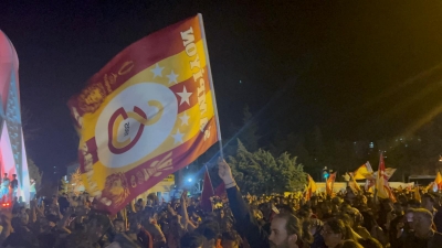 Niğde'de Galatasaray taraftarları şampiyonluğu kutladı