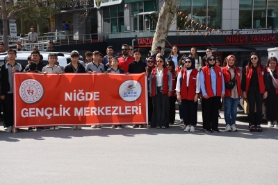 Niğde’de Gençlik Haftası Cumhuriyet Meydanı’nda Başladı