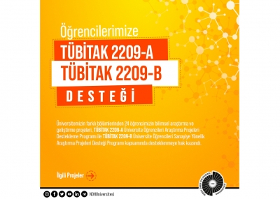 NÖHÜ'lü öğrencilere TÜBİTAK desteği
