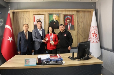 Şampiyon’dan Ötgünlü’ye ziyaret