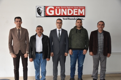 SGK İl Müdürü Buz’dan Gündem Gazetesine Ziyaret