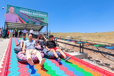 Türkiye’nin En Uzun Renkli Kaydırağı Niğde'de Hizmete Girdi